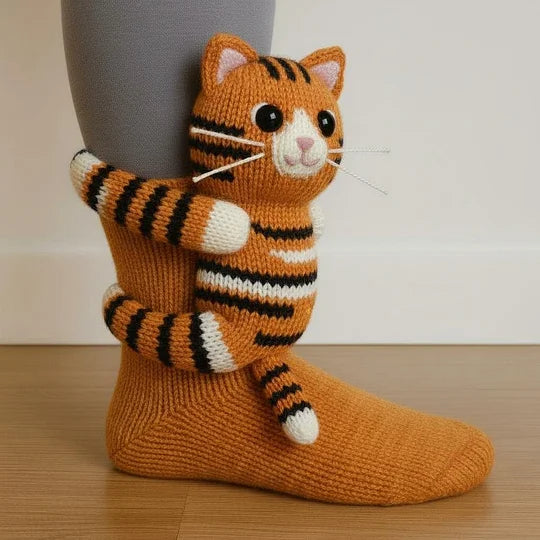 CozyCritters – Calcetines Cálidos con Motivos de Animales